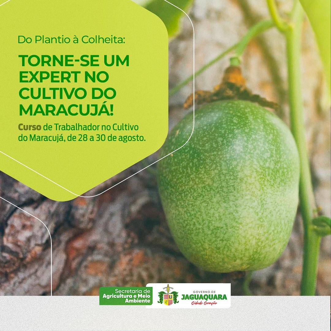 Curso de Trabalhador no Cultivo do Maracujá