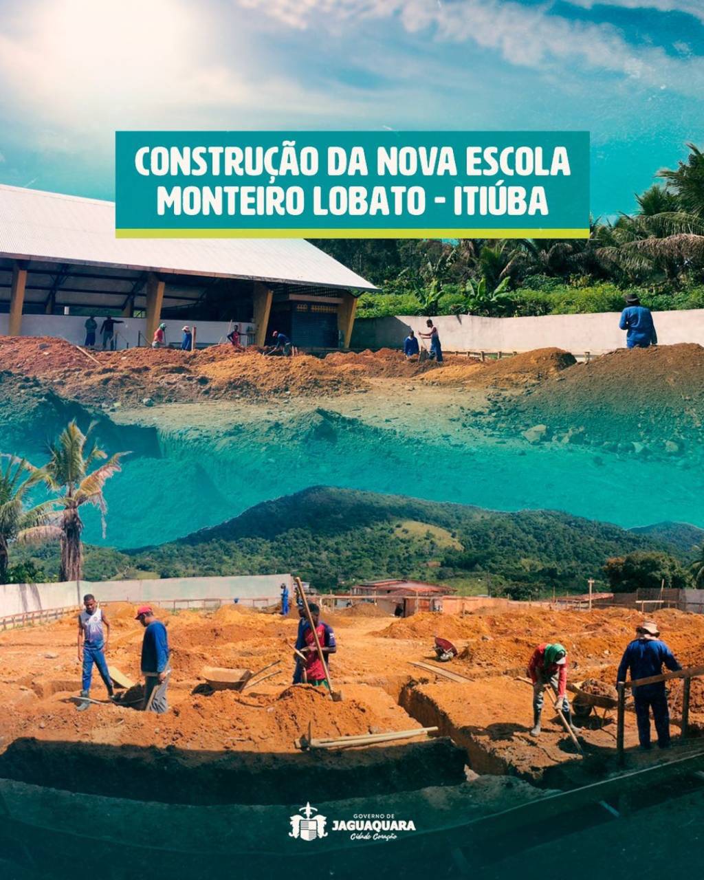 Obras da Escola Monteiro Lobato