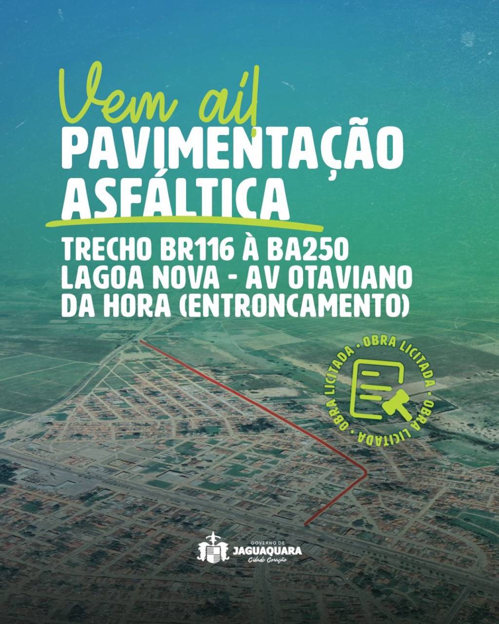 Pavimentação Asfáltica Avenida Otaviano da Hora