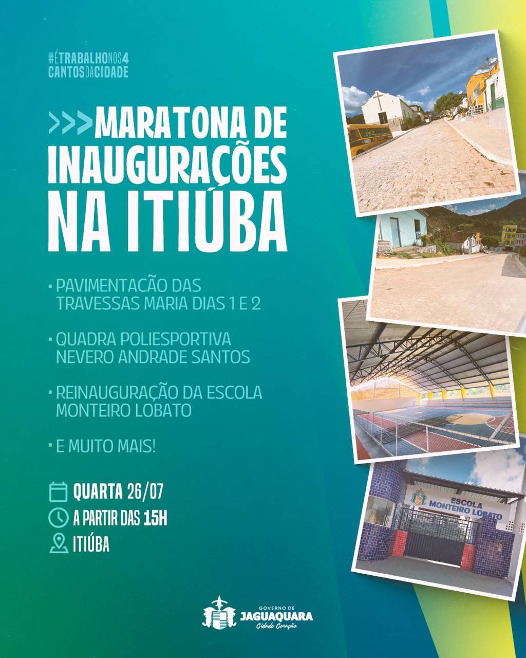 Maratona de Inaugurações