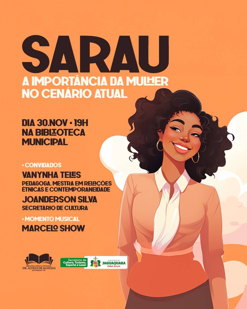 Sarau  - A importância da Mulher no Cenário atual 