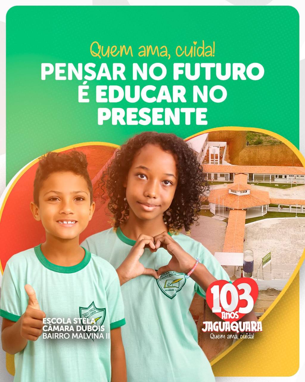 A nova Escola Stela Câmara Dubois