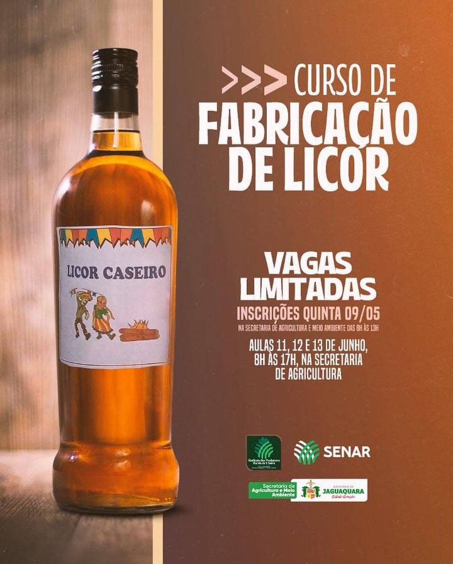 Curso de Fabricação de Licor 