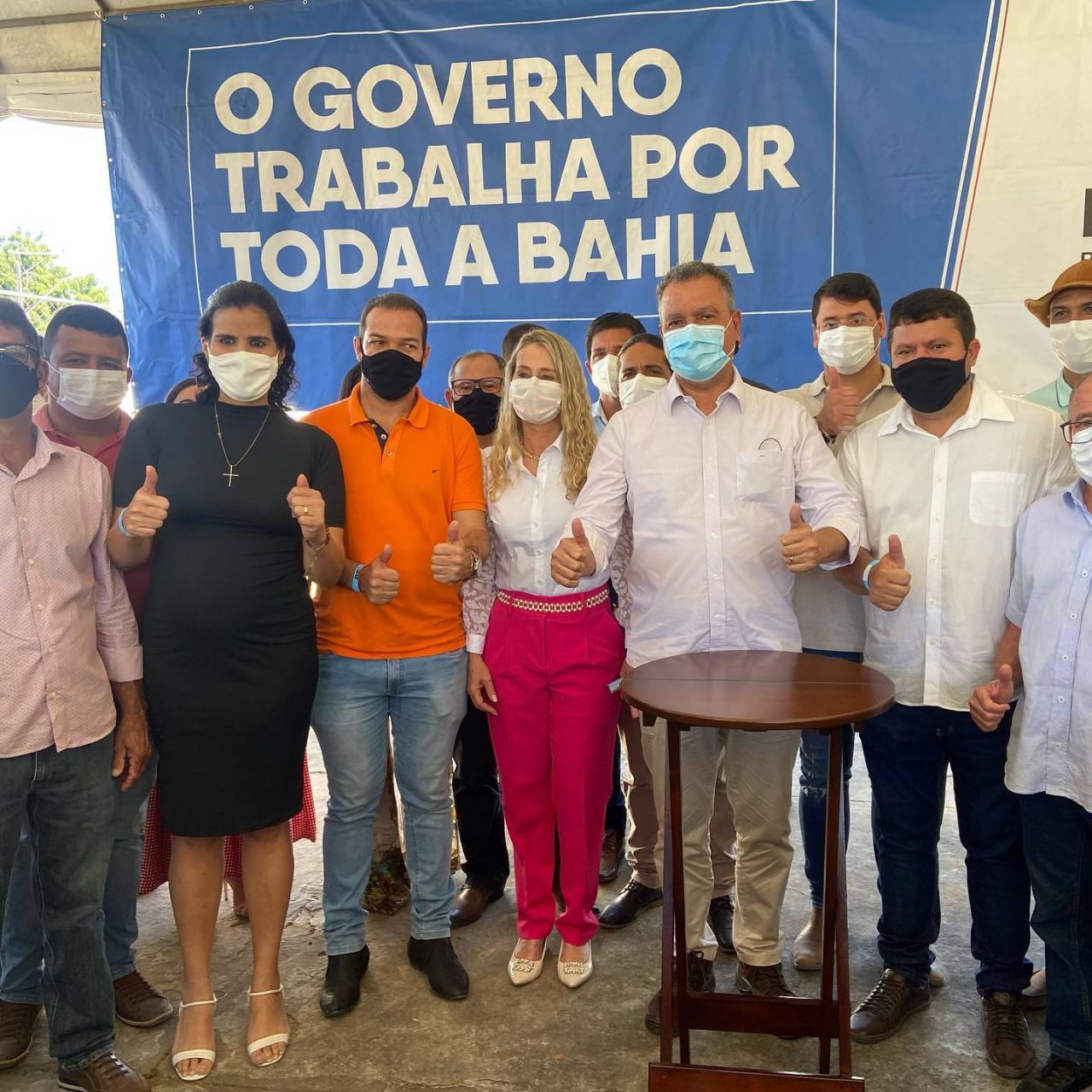 Prefeita Acompanha a visita do Governador 