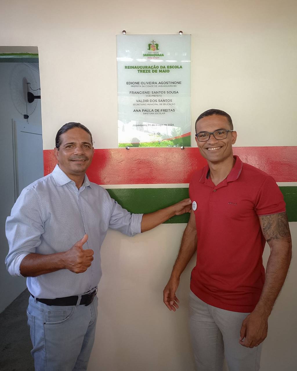 Inauguração da Escola Treze de Maio