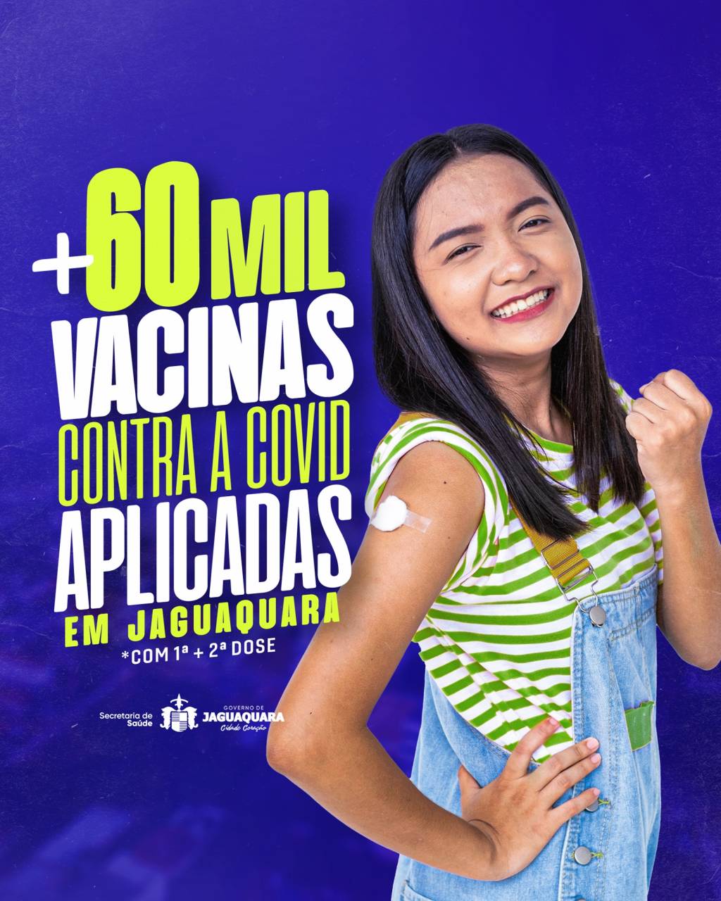 + de 60 mil vacinas aplicadas!