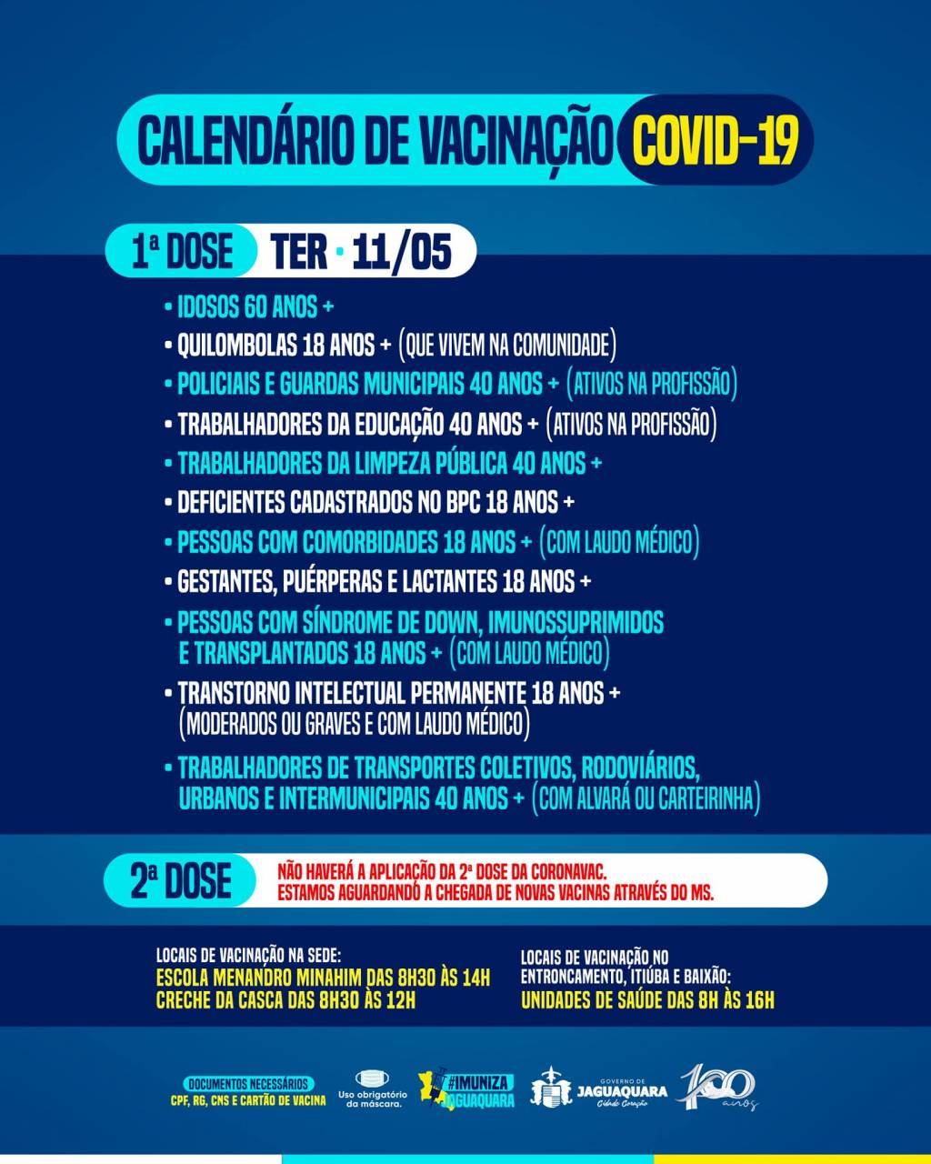 Calendário de Vacinação