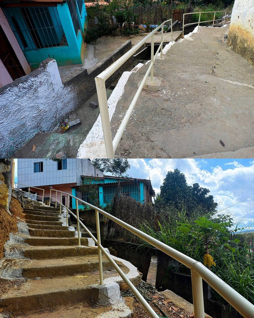 Escadaria entre os Bairros Malvinas e Lagoa