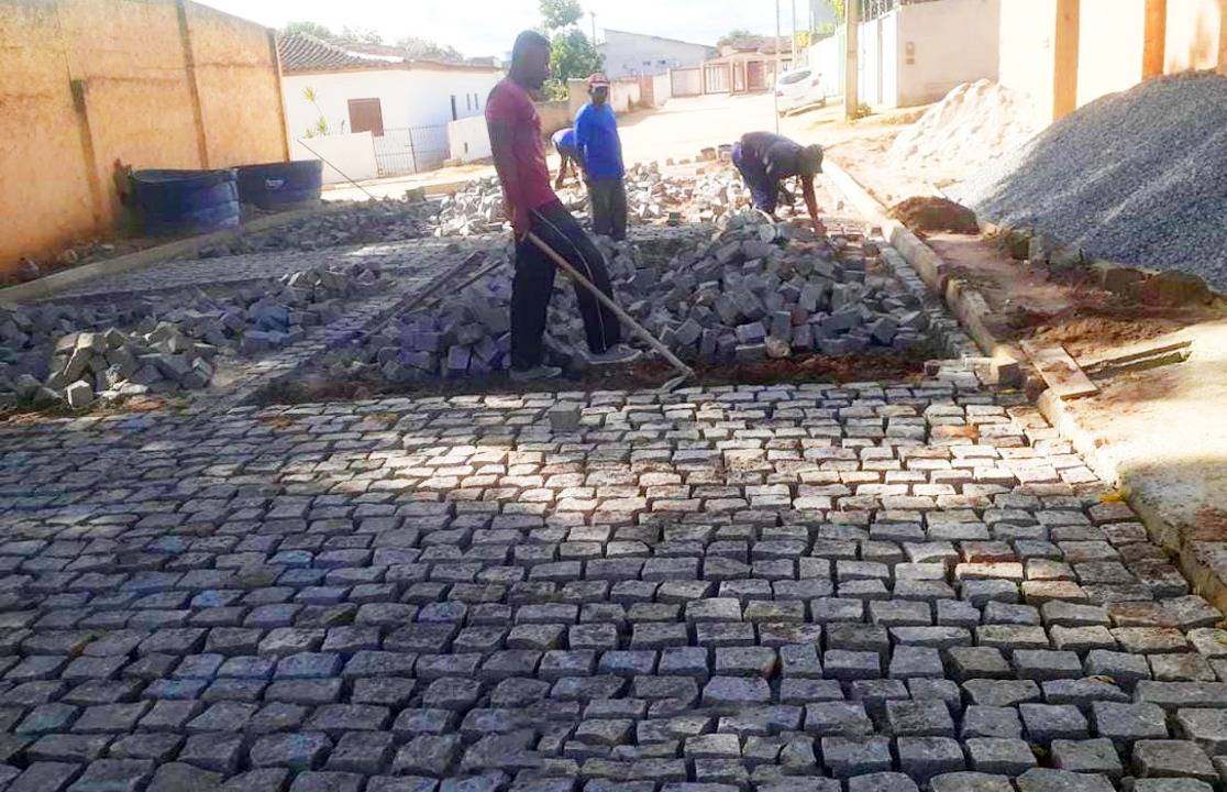 Pavimentação no Bairro Palmeiras